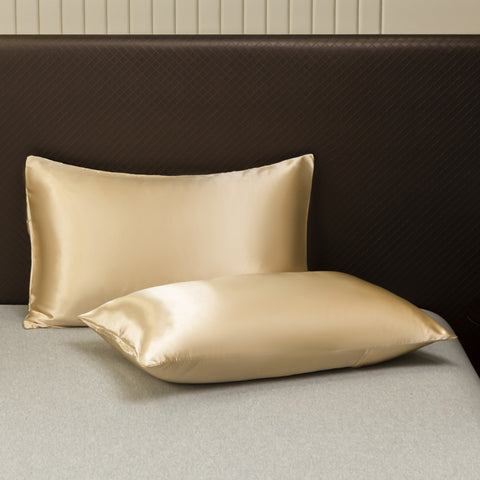 Luxury Gold Satin Bedding & Bed Sheet Set
