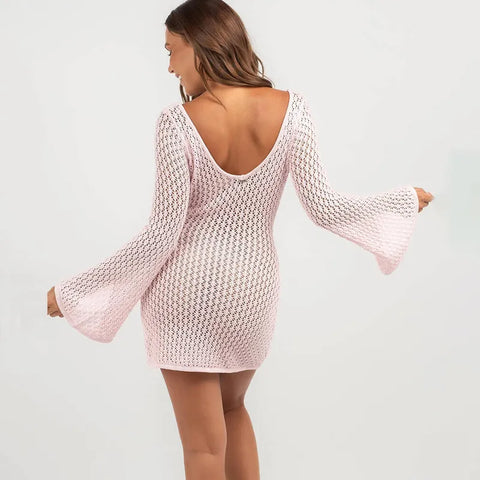 Santorini Woven Beach Cover-Up