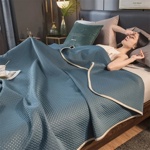 Bentley Blue Ice Silk Summer Quilt