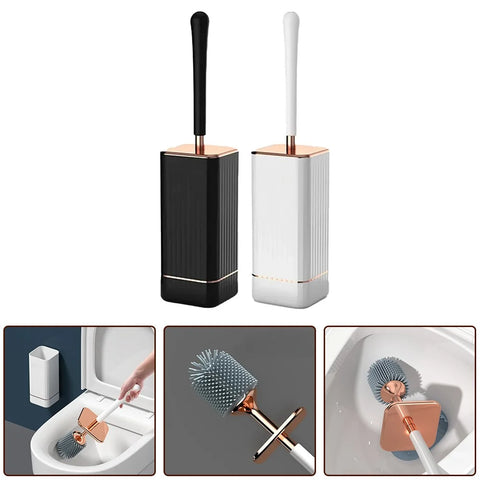Silicone Toilet Brush with Holder