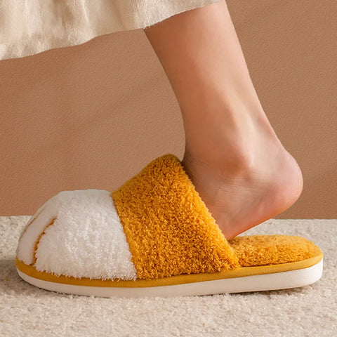 Cozy Cat Paw Plush Slippers