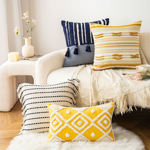 Retro Stripe Cushion Cover