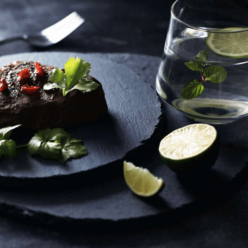 ONYX SLATE SERVING PLATE