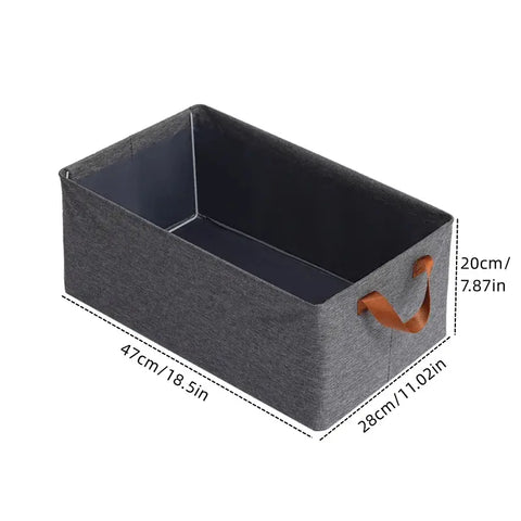 Clothes Foldable Storage Box With Handles