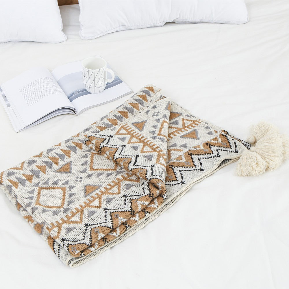 SOLVANA BOHEMIAN DECORATIVE BLANKET
