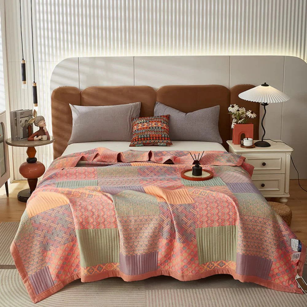 AURORA PATCH COTTON QUILT