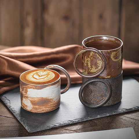 Hexbrew Artisan Rustic Mugs