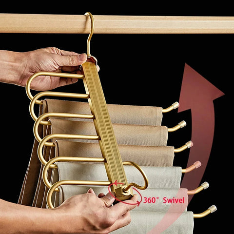 6 Tier Pants Hanger Organizer