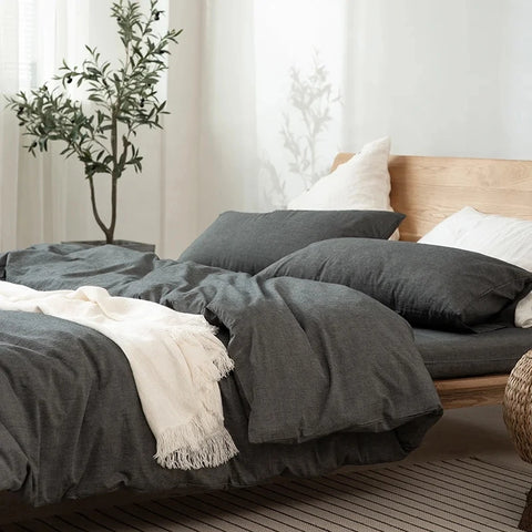 100% Cotton Duvet Cover Set - Japanese Style