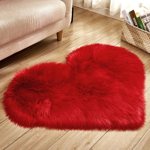 Heart Plush Rug