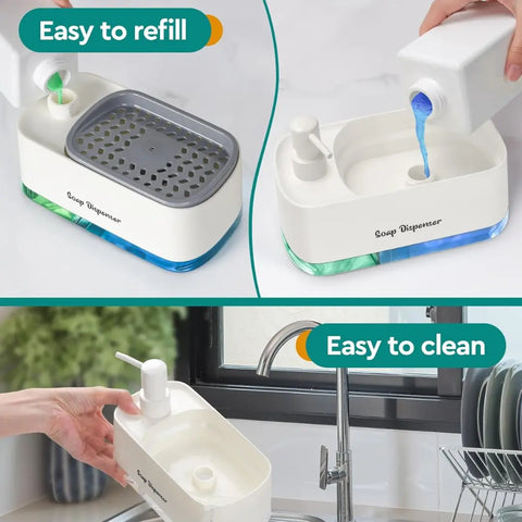 Dual Soap & Lotion Dispenser