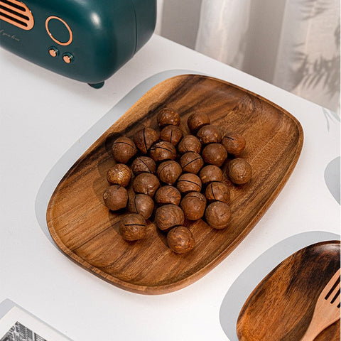 Irregular Oval Wooden Serving Trays