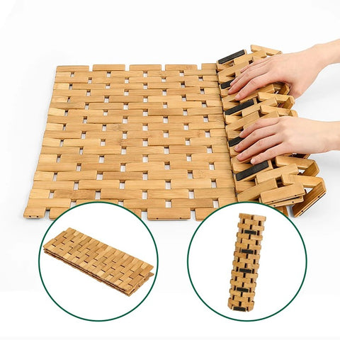 Premium Bamboo Bath Mat