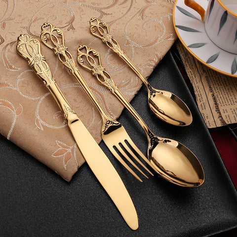 Elegant Stainless Steel Cutlery Set for the Kitchen