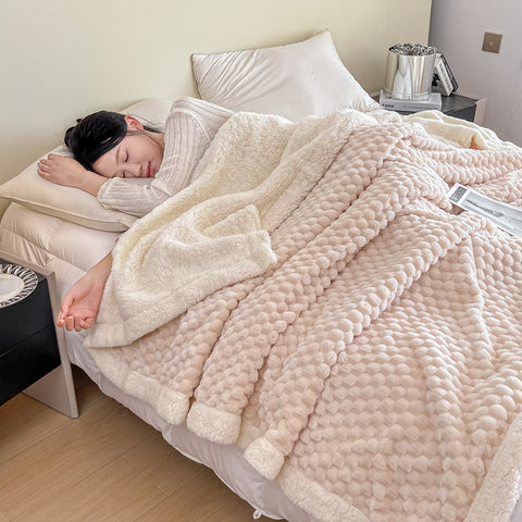 Winter Bubble Blanket - Cozy & Super Plush