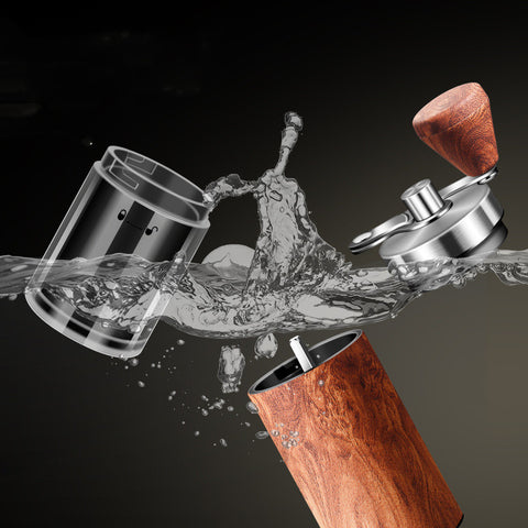 Valente Manual Coffee Grinder | Wood & Steel