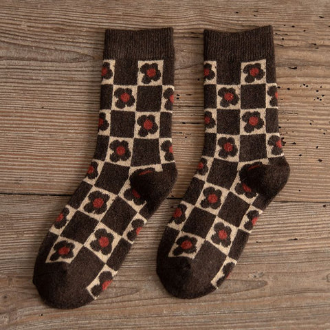 Yuki Retro Thermal Wool Socks