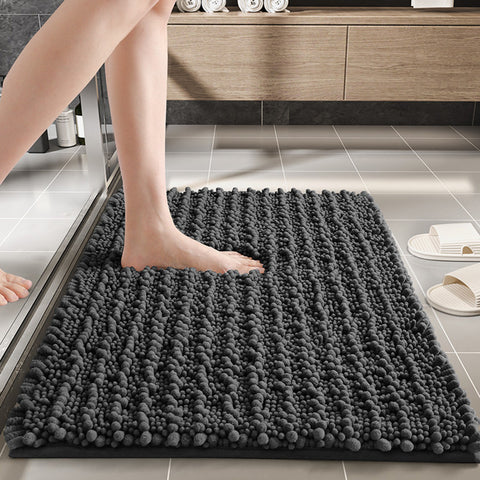 Super Absorbent Chenille Bathroom Mat