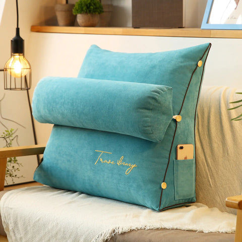 Reading Pillow with Adjustable Backrest