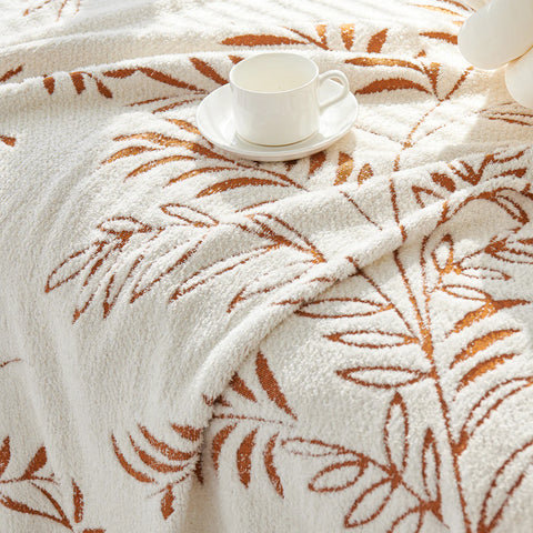 Winter Fern Cotton Sofa/Couch Cover - Final Sale