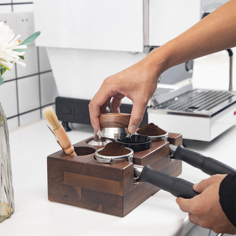 Valtino Walnut Tamping Station