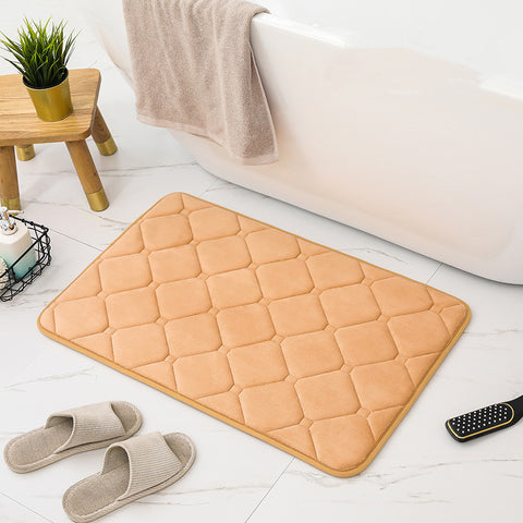 Plush Absorbent Bathroom Mat Non-Slip