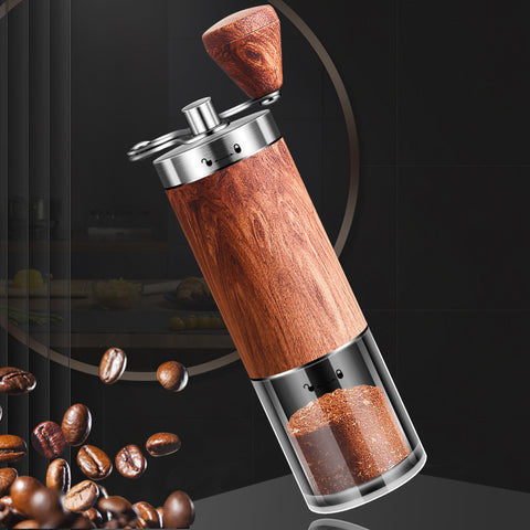 Valente Manual Coffee Grinder | Wood & Steel