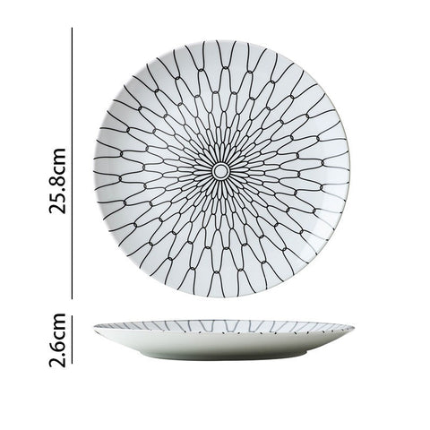 Tokyo Linear Porcelain Plate