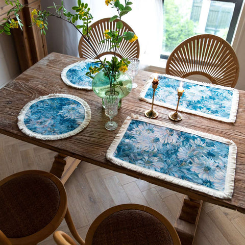 Floral Tapestry Placemat – Round & Rectangular