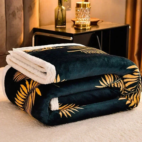 Sherpa Blanket - Thick Fleece Winter Throw