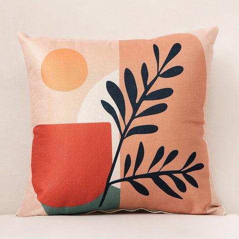 Modena Abstract Face Cushion Cover
