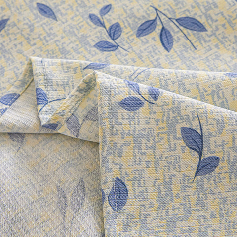 Cotton Flat Sheet Set - Bunny Print & Leaf Designs