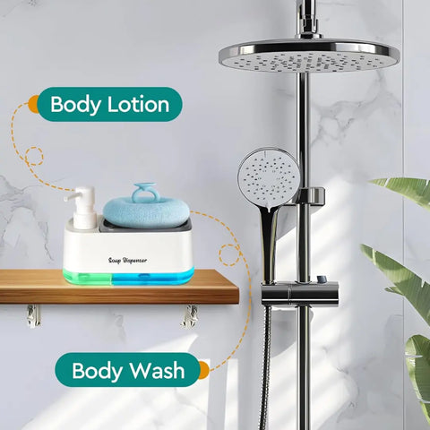 Dual Soap & Lotion Dispenser
