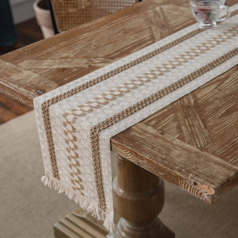 Boho Tasseled Table Runners