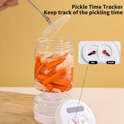 Flip & Drain Pickle Jar