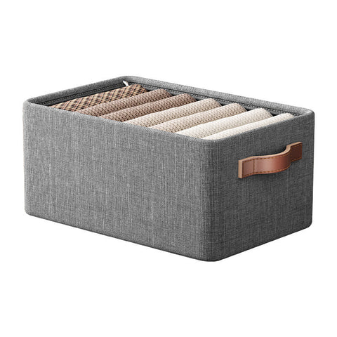 Clothes Foldable Storage Box With Handles