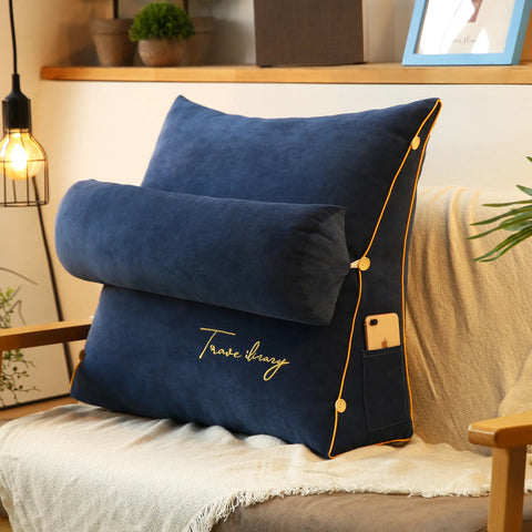 Reading Pillow with Adjustable Backrest