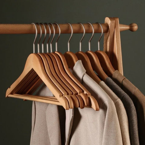 Premium Wooden Clothes Hangers