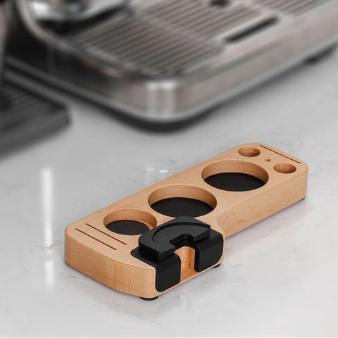 Espresso Tamp Station - Wood Coffee Tamper
