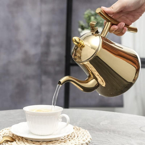 Stainless Steel Teapot with Infuser