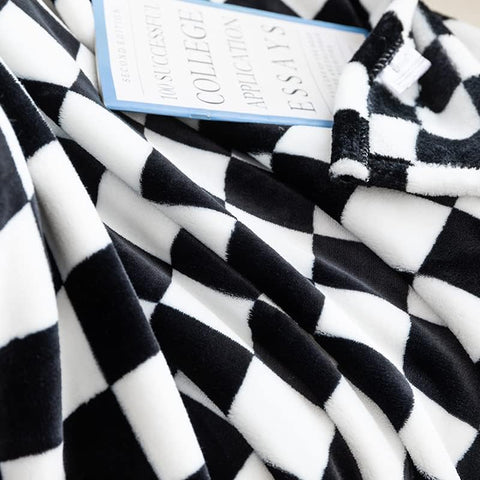 Checkered Flannel Throw Blanket