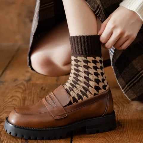 Women's Warm Wool Socks 6-Pack Winter