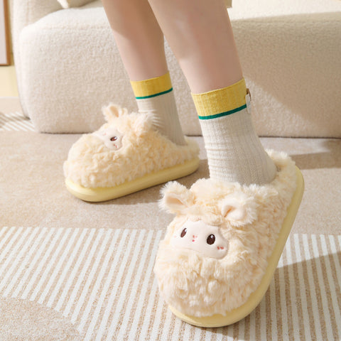 Cozy Sheep House Slippers