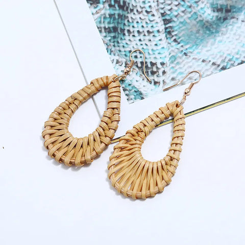 Solana Rattan Dangles