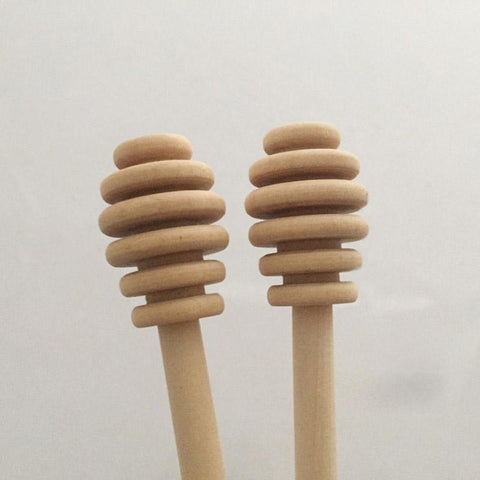 Wooden Honey Dipper Set (2pcs)