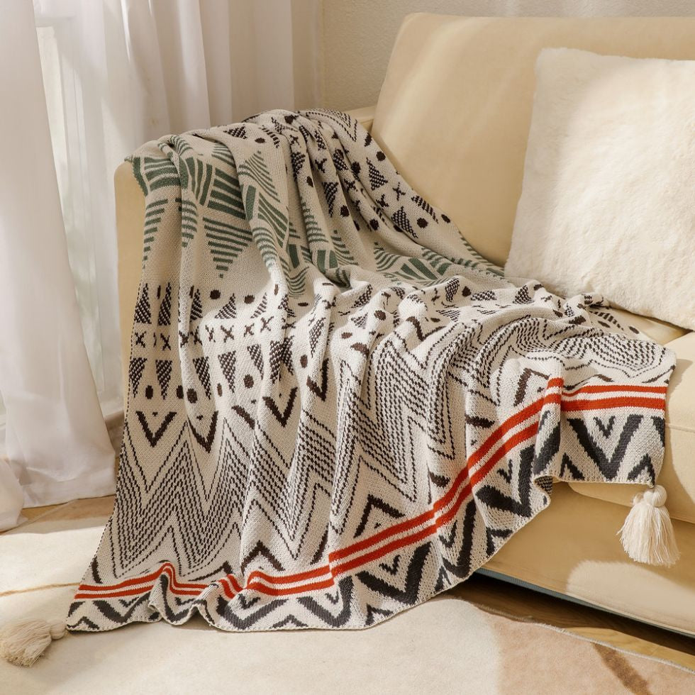 SOLVANA BOHEMIAN DECORATIVE BLANKET