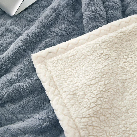 Soft Thick Sherpa Fleece Winter Blanket