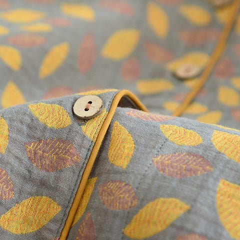 Kasane Retro Cotton Pajama Set