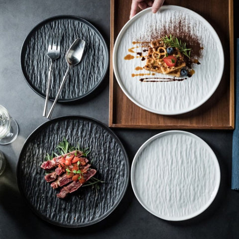 SEIYU RIPPLED DINNER PLATES