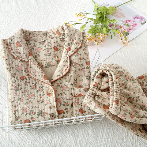 Floral Vintage Loungewear Set